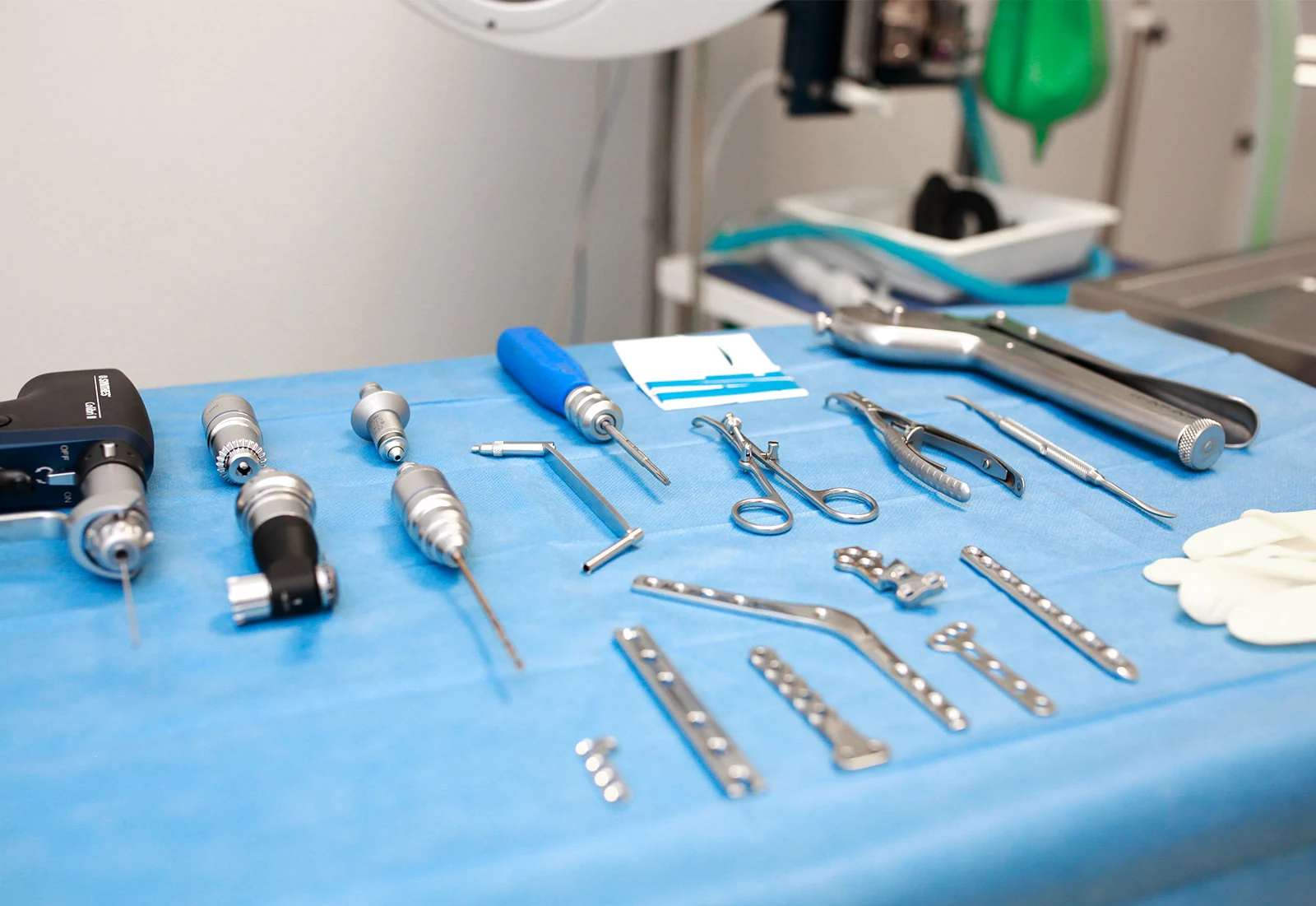 Matériel vétérinaire de chirurgie opthopédique pour une opération du ligament croisé