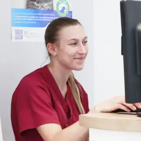 Charlotte Daneels, assistante vétérinaire à Lille